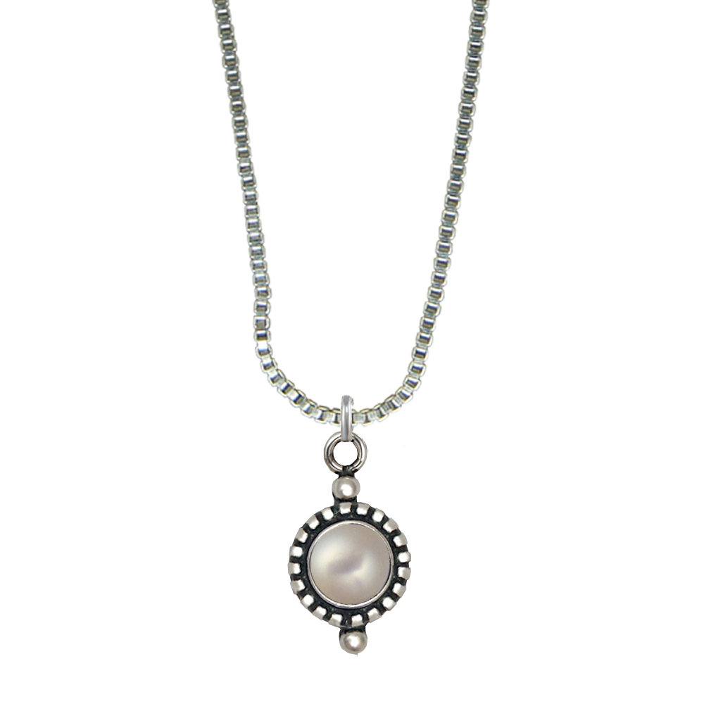 Sterling Silver Cultured Freshwater Pearl Pendant Necklace